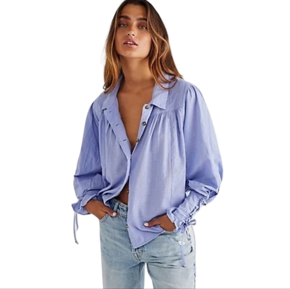 Free People Kiss Kiss Blouse - Picture 2 of 10